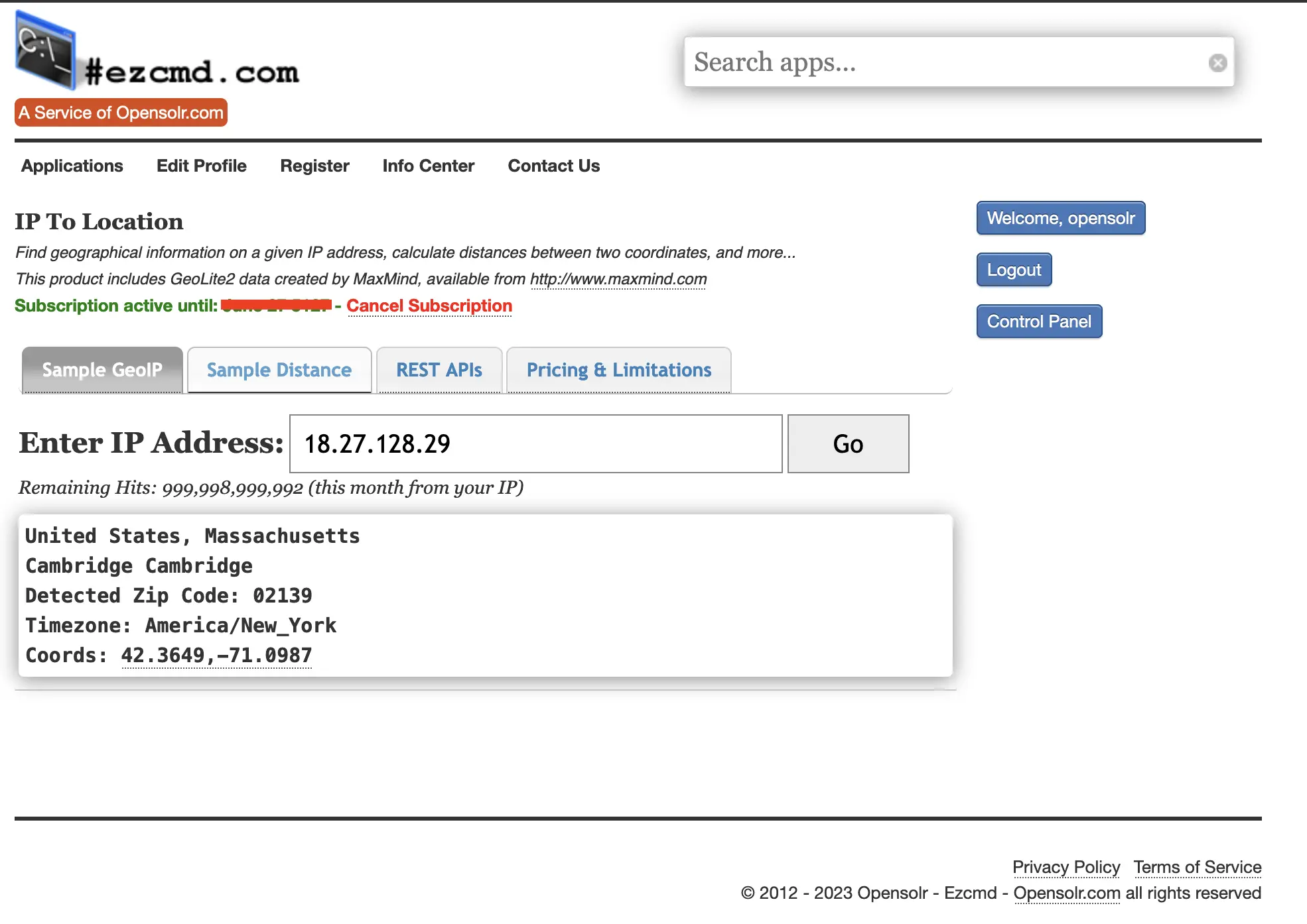 GEOIP Tools
