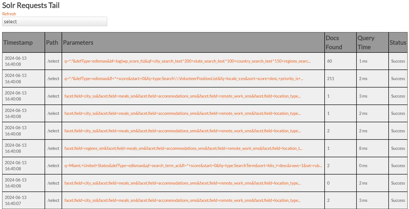 Tail Log Screenshot 1