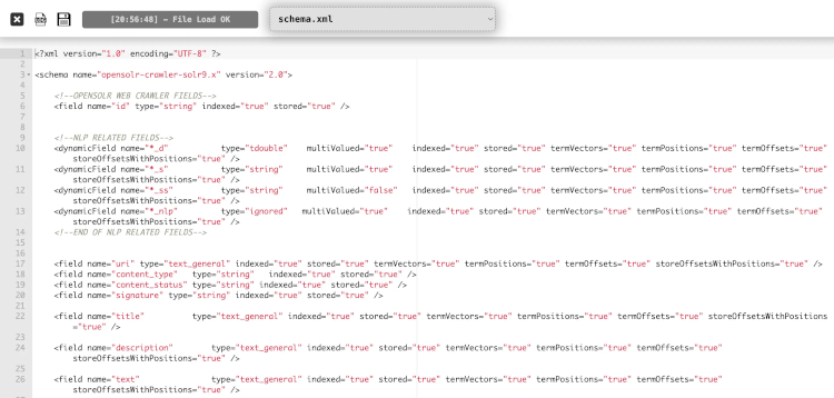Edit or Upload Your Solr Configuration Files